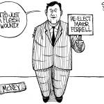 Editorial cartoon by Frank Shiers