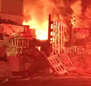 South King Fire and Rescue responded to a blaze early Thursday at 37300 Pacific Highway S. in Federal Way. Courtesy photo