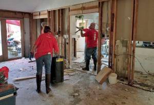 David Berg, a managing broker for Keller-Williams in Federal Way, opted to join other real estate agents in helping residents whose homes in the Houston area were destroyed or damaged during Hurricane Harvey. Courtesy photo