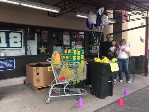 Federal Way Community Connections members participated in a food drive outside Safeway during the annual Mayor&rsquo;s Day of Concern for the Hungry on Sept. 16. Courtesy photo