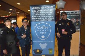 The Federal Way Police Department invites the community to attend the second annual National Coffee with a Cop, which runs 10-11:30 a.m. Oct. 4 at the Starbucks at 1656 SW Dash Point Road. Courtesy photo