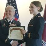 First Lt. Lauren Gabbert, RN BSN, recently earned Distinguished Honor Graduate honors and was awarded the Army Achievement Medal from the U.S. Army perioperative nursing course at Madigan Army Medical Center at Joint Base Lewis-McChord in Washington. Contributed photo