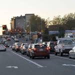Vehicles wait at a stoplight at the intersection of South 320th Street and Pacific Highway South. The city of Federal Way plans to purchase an adaptive signal control system to help improve traffic at busy intersections. HEIDI SANDERS, the Mirror