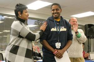 Federal Way Public Schools recognizes staff who make a difference with “Because of You” award