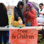 Federal Way Public Schools students gathered more than 2,100 pounds of food during the &lsquo;We Scare Hunger&rsquo; Halloween canned food drive event, where students trick-or-treat for canned food to benefit the Multi-Service Center. Students invite the community to participate in this year&rsquo;s event. Courtesy FWPS