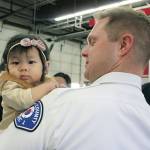 First responders meet baby they helped deliver at reception in Federal Way