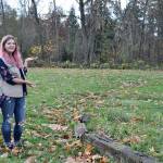 Bella BeSerra shows off the space at Lifeway Church where she plans to build a community garden for her Girl Scout Gold Award project. Heidi Sanders, the Mirror