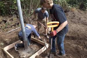 Boy Scout Troop 361 helps improve the community