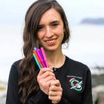 Olesea Ialanji received a shoebox filled with gifts, including markers, as a 5-year-old-living in Moldova. The Federal Way resident now volunteers for Operation Christmas Child, the organization that provided her the shoebox. Courtesy Olesea Ialanji