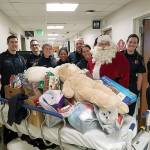 SKFR responders deliver holiday joy to children in hospital