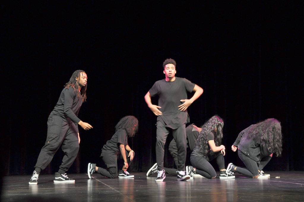 Federal Way High Schools United Dance performs during the MLK day celebration on Monday. Heidi Sanders, the Mirror