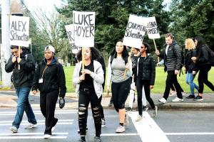 Decatur High students march for change in walkout