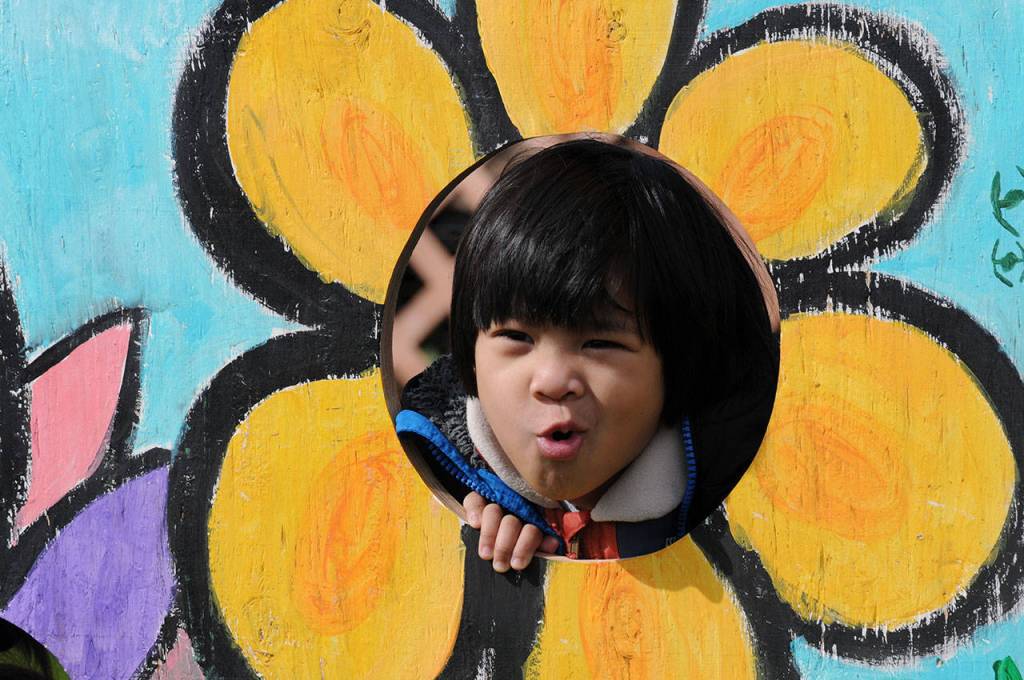 Children hunt for 6,000 eggs at Light of Christ Community Garden