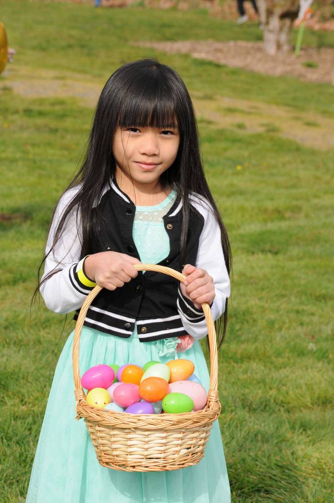 Children hunt for 6,000 eggs at Light of Christ Community Garden