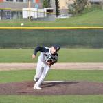 Todd Beamers Nate Clow delivers a pitch during the Titans 2-1 victory over Enumclaw on Monday. HEIDI SANDERS, the Mirror