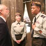 Washington Youth Academy Cadet graduate Damenique Duncan of Federal Way tells his story to Congressman Newhouse in Olympia in January, accompanied by fellow cadet graduate Daria Aleshina of Bremerton. Washington Youth Academy will host a community forum on Tuesday, April 24, in Federal Way. Courtesy Washington Youth Academy
