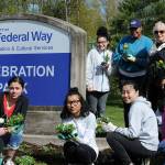 Volunteers beautify Celebration Park