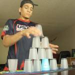 The king of cup stacking: Federal Way man is one of the fastest around