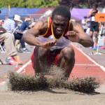 Thomas Jefferson High Schools Jeremiah Duckworth got fourth place in the boys triple jump at the state meet. RACHEL CIAMPI, the Mirror