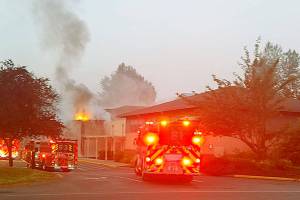 Fire damages Brooklake Church