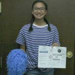 Federal Way student selected as a winner for Kids Cheer Sign Art Contest