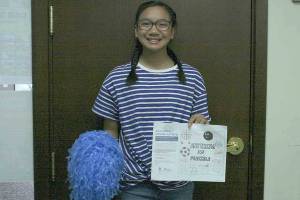 Federal Way student selected as a winner for Kids Cheer Sign Art Contest