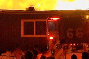 Fire displaces about 10 residents at Camelot Square