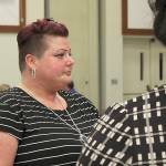 Erica Bogdan, pictured above, spoke at the FWPS school board meeting on Tuesday night to share her daughters story of a recent incident at Totem Middle School. Olivia Sullivan/staff photo