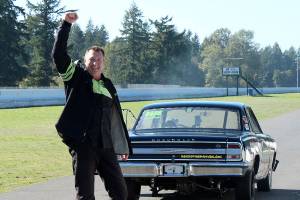 Buckholz burns rubber, sets world record