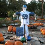 The 12th Crow was one of the featured scarecrows in years past at the Light of Christ Community Gardens annual Pumpkin Patch. Photo courtesy of Light of Christ Community Garden
