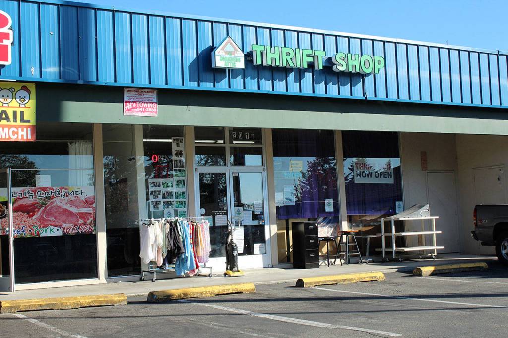 The Hoarders Attic Thrift Shop closed their doors on October 21 and relocated the business to Tacoma. Olivia Sullivan/staff photo