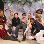 Federal Way High School students from the ROTC program enjoy the bazaars selfie booth. Olivia Sullivan/staff photo