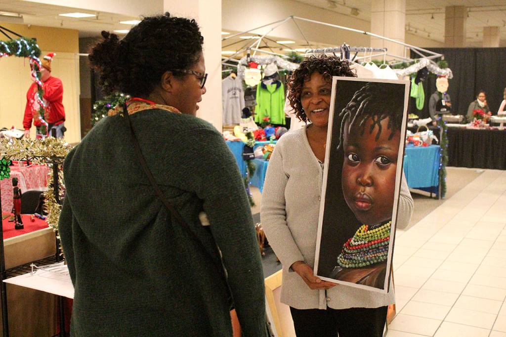 Vendors at Candy Cane Lane. Olivia Sullivan/staff photo