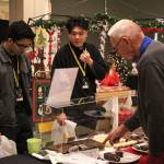 Fudge Works owners Gene and Mary Finney sells various homemade fudge in flavors such as mint swirl, dark chocolate and sea salt, and peanut butter. Olivia Sullivan/staff photo