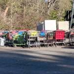 Shopping carts are being left abandoned across the city at increased numbers, which has become an issue of blight and public safety, according to the city. Photo courtesy of the city of Federal Way