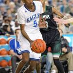 Jalen McDaniels, No. 5, pictured at the 2016 WIAA State Championship basketball tournament. File photo