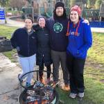 Ted Colby, second from right, founded the Steel Lake event, this year deemed the Frozen Fishy 5K and Polar Dip. Courtesy photo