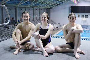Triple threat in the dive tank