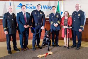 Federal Way police recognize department’s finest for saving lives, fighting crime