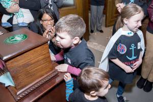 Rep. Reeves announces historic childcare bill