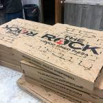 The Rock Wood Fired Pizza donated nine pizzas to serve to men experiencing homelessness at the Reach Out mens overnight shelter. Olivia Sullivan/staff photo