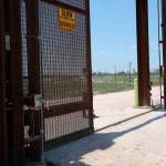 Automatic gate in Brownsville, Texas. Photo courtesy U.S. Department of Homeland Security