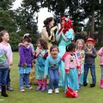 Disney princesses Belle and Ariel graced the Autism Auction and Art Walk event on Sunday, Feb. 24. Olivia Sullivan/staff photo