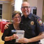 Capt. Jeff Bellinghausen, community affairs officer for South King Fire & Rescue, won best firefighter. Olivia Sullivan/staff photo