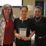 East India Grill representatives win a first-place award for best India food. Olivia Sullivan/staff photo