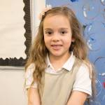 Sunnycrest first-grader lends a helping hand to all