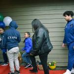 Elisa and her family enter their new, fully furnished home for the first time on April 11. Haley Donwerth/staff photo