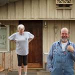Cindy Lu Vaughn and Pat Vaughn have a laugh outside their Federal Way home. Olivia Sullivan/staff photo