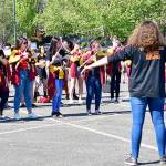 The Thomas Jefferson High School Band performs during the First Annual Music Battle Royale on May 11. Photo courtesy of Bruce Honda