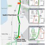 The six sites considered by Sound Transit for a new light rail vehicle Operations and Maintenance Facility. The agency will further study three sites - Midway Landfill and I-5; South 336th Street and South 344th Street. COURTESY GRAPHIC, Sound Transit